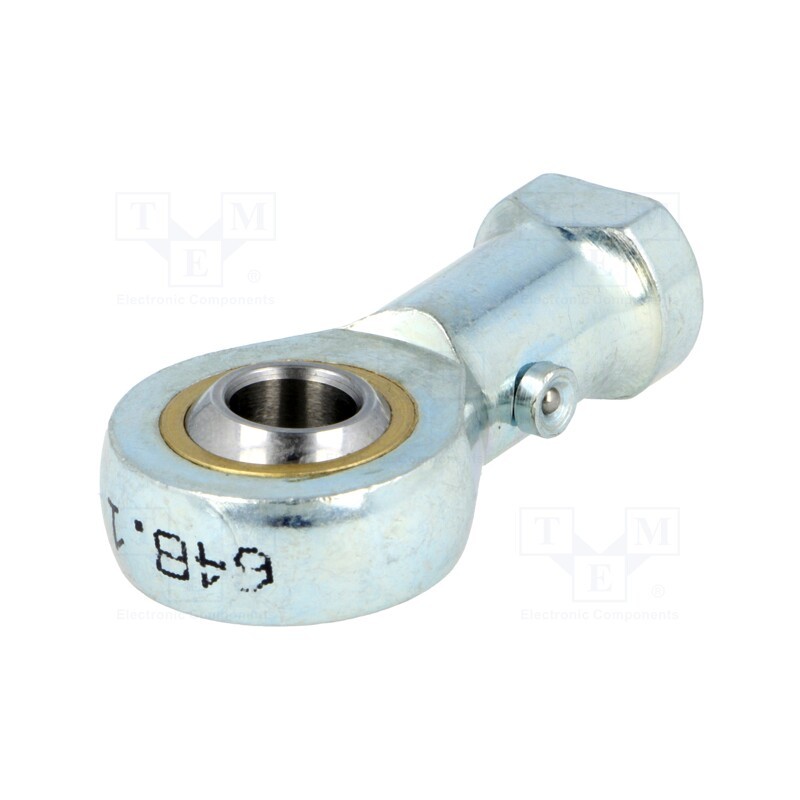 1 pcs x ELESA+GANTER - GN 648.1-8-M8L-N - Ball joint, 8mm, M8, 1.25, left hand thread,inside, steel