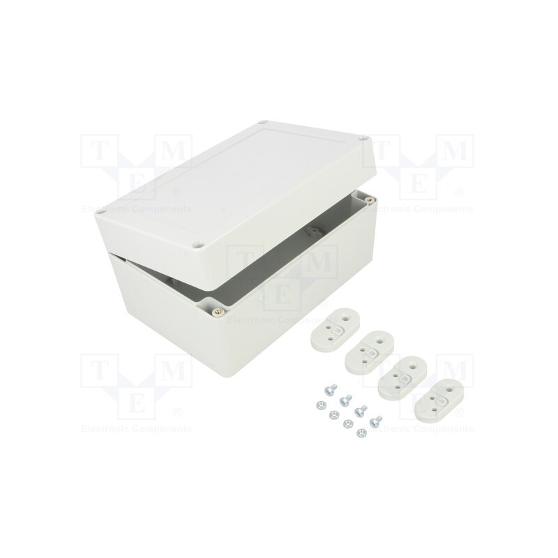 1 pcs x KRADEX - ZP180.120.90 SET1 - Enclosure: multipurpose, X: 120mm, Y: 180mm, Z: 90mm, ZP, light grey