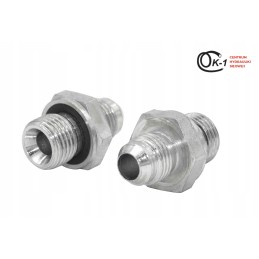 Hydraulic connection nipple M22x1 5 unf 7 8