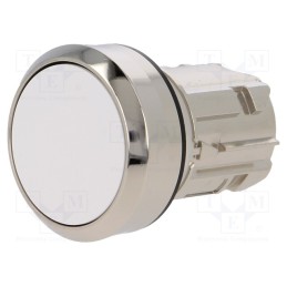 1 pcs x SIEMENS - 3SU1050-0AB60-0AA0 - Switch: push-button, 22mm, Stabl.pos: 1, white, none, IP67, flat