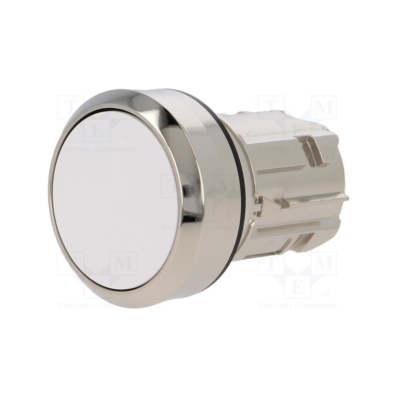 1 pcs x SIEMENS - 3SU1050-0AB60-0AA0 - Switch: push-button, 22mm, Stabl.pos: 1, white, none, IP67, flat