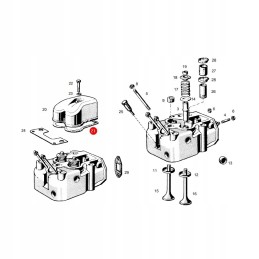 Fendt valve cover gasket f238200210061 replacement