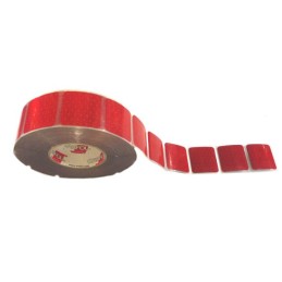 Red contour tape for tarpaulins