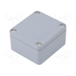 1 pcs x WEIDMu00dcLLER - KLIPPON K01 RAL7001 - Enclosure: multipurpose, X: 58mm, Y: 64mm, Z: 34mm, Klippon® K