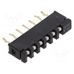 1 pcs x C&K - SPA06B - Switch: DIP-SWITCH, Poles number: 6, OFF-ON, 0.01A/5VDC, Pos: 2