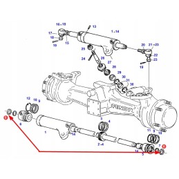 X540410501000 actuator scraper ring