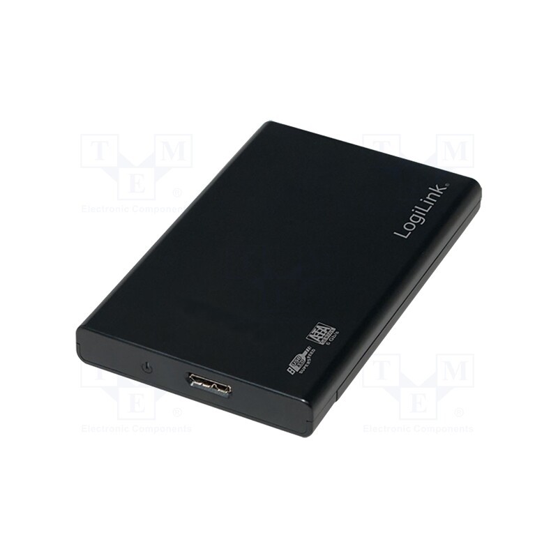 1 pcs x LOGILINK - UA0275 - Hard discs housing: 2,5', USB 3.0, Enclos.mat: ABS, black