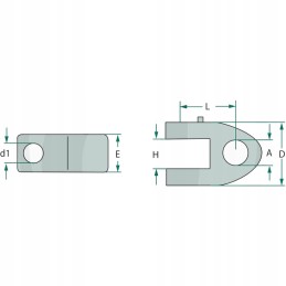 Fork head cat 3 309143