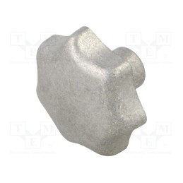 1 pcs x ELESA+GANTER - DIN 6336-AL-63-B12-C-MT - Knob, Ø: 63mm, aluminium, Ømount.hole: 12mm, DIN 6336, matt
