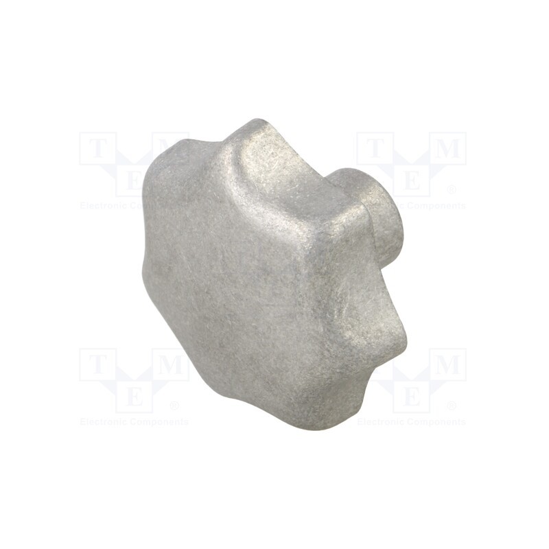 1 pcs x ELESA+GANTER - DIN 6336-AL-63-B12-C-MT - Knob, Ø: 63mm, aluminium, Ømount.hole: 12mm, DIN 6336, matt