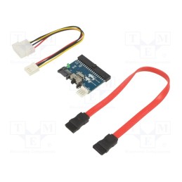1 pcs x GEMBIRD - SATA-IDE-2 - Converter Serial ATA-IDE, bidirectional, IDE 40pin,SATA