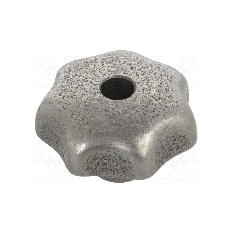 1 pcs x ELESA+GANTER - DIN 6336-GG-40-B8-B - Knob, Ø: 40mm, cast iron, Ømount.hole: 8mm, DIN 6336