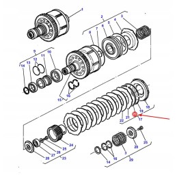 3310962m1 sealing ring 141 5 x 2 5