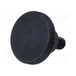 1 pcs x ELESA+GANTER - DIN 464-M5-8 - Knob, Ø: 20mm, Ext.thread: M5, 8mm, H: 11.5mm, steel, knurled