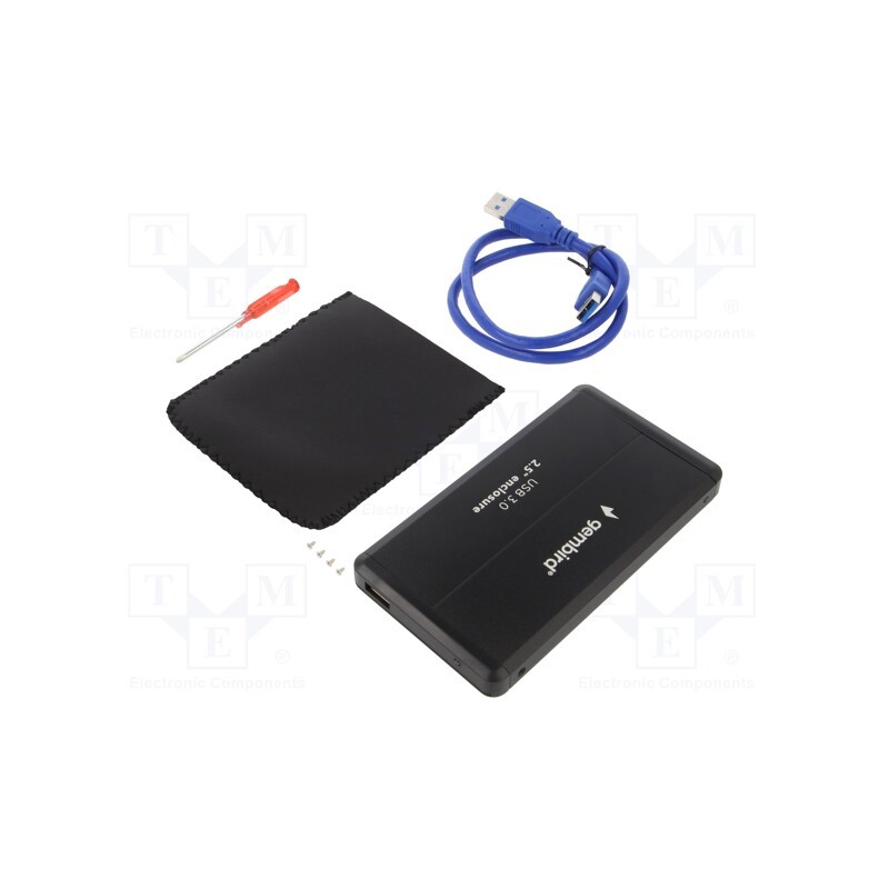 1 pcs x GEMBIRD - EE2-U3S-2 - Hard discs housing: 2,5', USB 3.0, Enclos.mat: aluminium, USB A