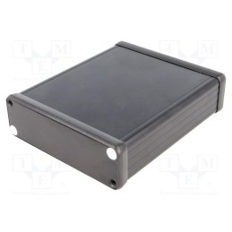 1 pcs x HAMMOND - 1455L1201BK - Enclosure: with panel, 1455, X: 103mm, Y: 120mm, Z: 30mm, aluminium