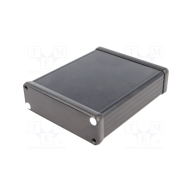 1 pcs x HAMMOND - 1455L1201BK - Enclosure: with panel, 1455, X: 103mm, Y: 120mm, Z: 30mm, aluminium