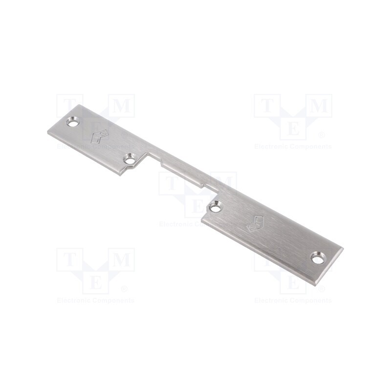 1 pcs x LOCKPOL - 901 X - Frontal plate, short,flat, W: 25mm, for electromagnetic lock