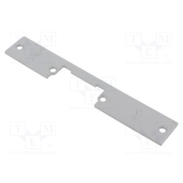 1 pcs x LOCKPOL - 901 G - Frontal plate, short,flat, W: 25mm, for electromagnetic lock