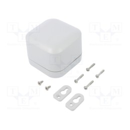 1 pcs x HAMMOND - 1557BA2GY - Enclosure: multipurpose, X: 80mm, Y: 80mm, Z: 60mm, polycarbonate