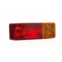 Tractor trailer rear light, left right triangle