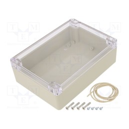 1 pcs x HAMMOND - RZ0313C - Enclosure: multipurpose, X: 121mm, Y: 171mm, Z: 55mm, Ritec, ABS, IP65