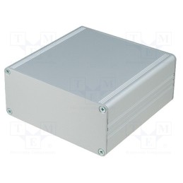 1 pcs x FISCHER ELEKTRONIK - AKG 105 46 100 ME - Enclosure: with panel, AKG, X: 105mm, Y: 100mm, Z: 46mm, aluminium