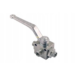 3-way hydraulic ball valve 3 2 m16x1 5