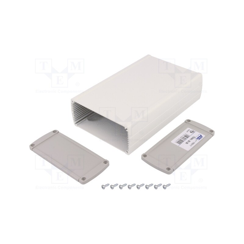 1 pcs x TEKO - TEKAL 33.30 - Enclosure: multipurpose, with panel, TEKAL, X: 106mm, Y: 175mm, grey