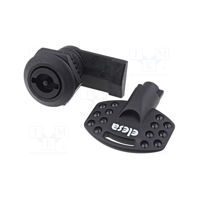 1 pcs x ELESA+GANTER - CQT/A-32-18 AE-V0 - Lock, polyamide, 18mm, Kind of insert bolt: double-bit insert