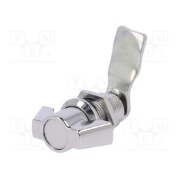 1 pcs x ROZTOCZE - 2.PM30.005-33 - Lock, without cylinder, zinc and aluminium alloy, 33mm, chromium