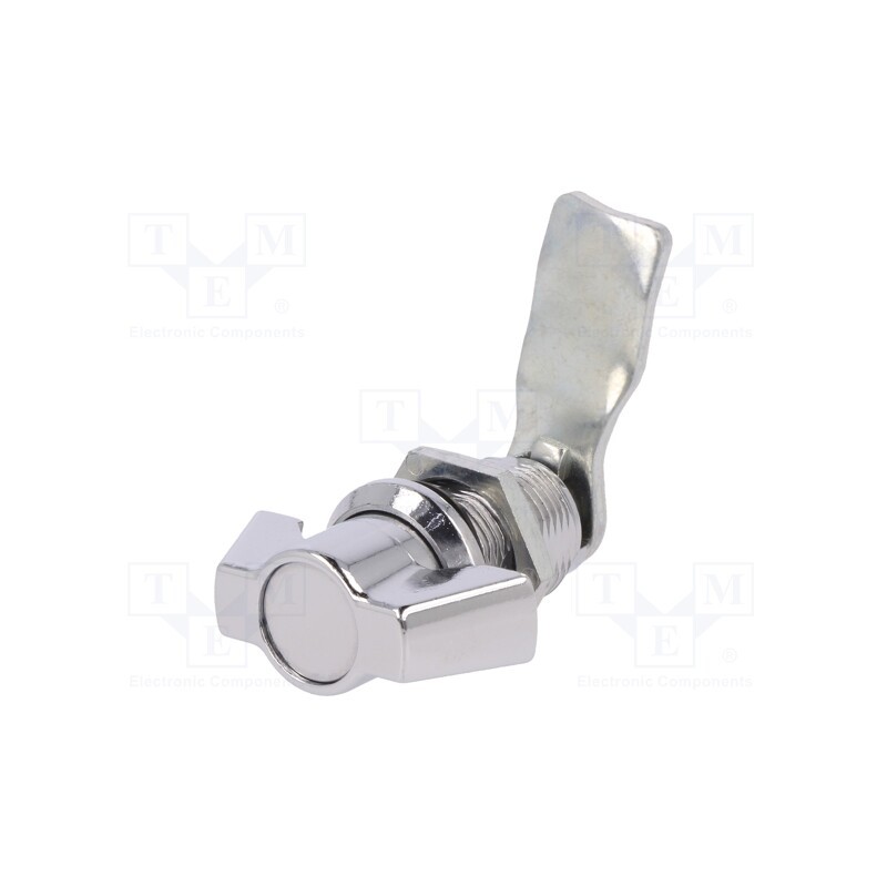 1 pcs x ROZTOCZE - 2.PM30.005-33 - Lock, without cylinder, zinc and aluminium alloy, 33mm, chromium