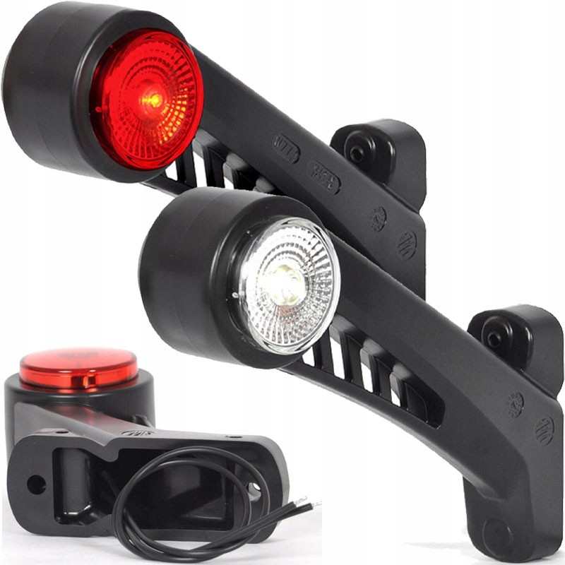 Combination front and rear marker lamp, LED set