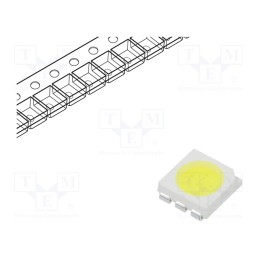 5 pcs x REFOND - RF-WNMA50DS-ED(C COLOR ZONE) - LED, SMD, 5050,PLCC6, white cold, 5850÷12000mcd, 5500-6650K, 70