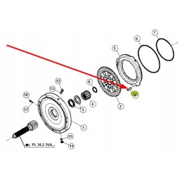 6005029464 brake system pin