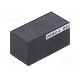 1 pcs x TDK-LAMBDA - KPSB6-15-E - Converter: AC/DC, 6W, 90÷264VAC, 15VDC, Iout: 0.4A, 81%, THT, KPSB6