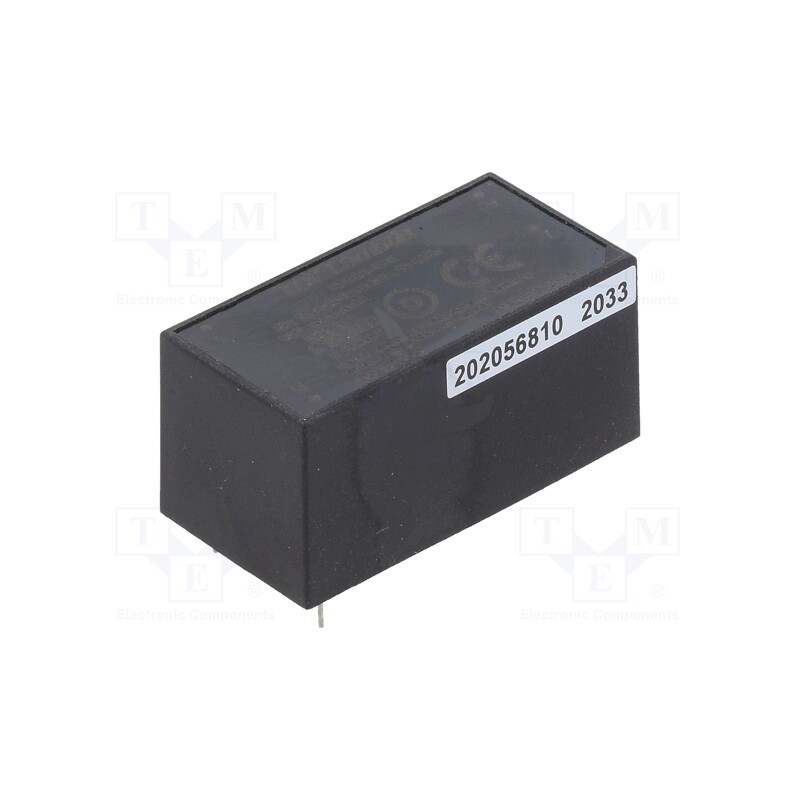 1 pcs x TDK-LAMBDA - KPSB6-15-E - Converter: AC/DC, 6W, 90÷264VAC, 15VDC, Iout: 0.4A, 81%, THT, KPSB6