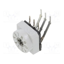 1 pcs x PTR HARTMANN - PT65701L508 - Encoding switch, DEC/BCD, Pos: 10, THT, Rcont max: 80mΩ, PT65