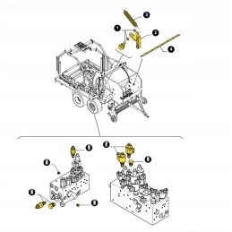 Press flap spring New Holland Br 84100240