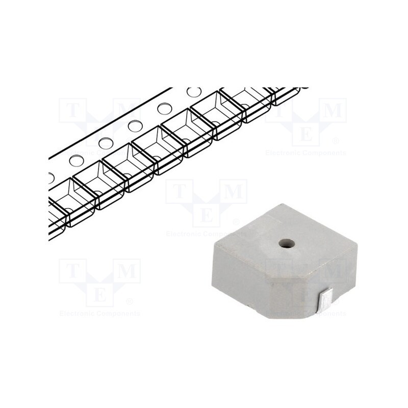 1 pcs x LOUDITY - LD-BZEL-T17-1206 - Sound transducer: electromagnetic alarm, SMD, 2400Hz, 40mA, 47Ω
