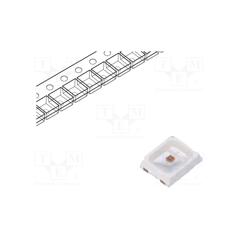5 pcs x REFOND - RF-OURI35TS-EK-J - LED, SMD, 2835,PLCC2, red, 14÷24lm, 2.8x3.5x0.8mm, 120°, 1.8÷2.4V