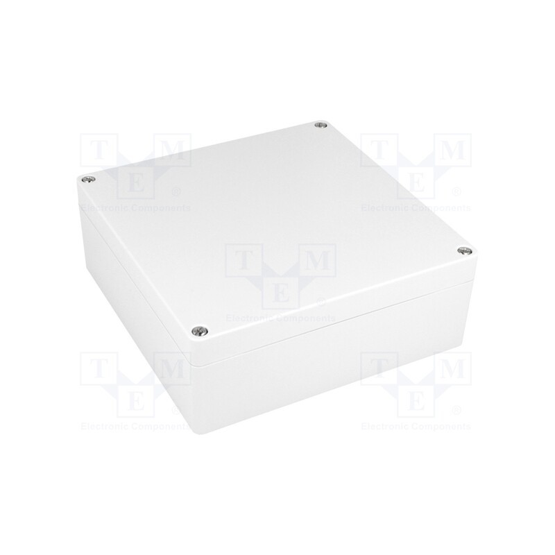 1 pcs x HAMMOND - 1554RGY - Enclosure: multipurpose, X: 160mm, Y: 160mm, Z: 60mm, 1554, ABS, grey
