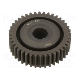 1 pcs x ELESA+GANTER - 550357 - Spur gear, whell width: 30mm, Ø: 63mm, Number of teeth: 40, ZCL