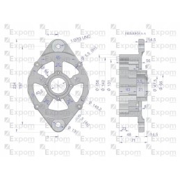 Alternator front cover 0120468055ex new type
