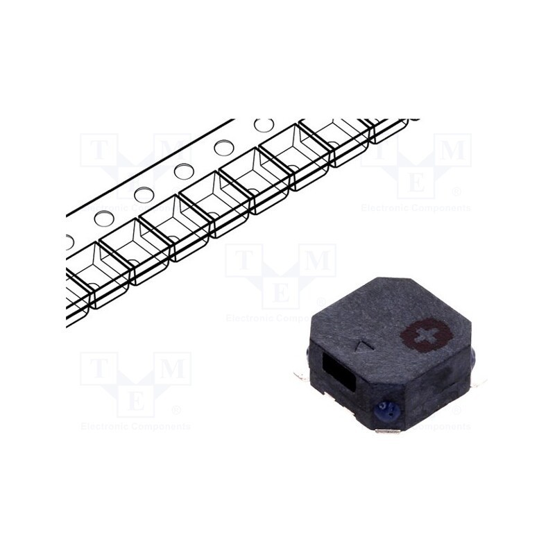 1 pcs x LOUDITY - LD-BZEL-T18-0804 - Sound transducer: electromagnetic alarm, SMD, 2731Hz, 90mA, 16Ω