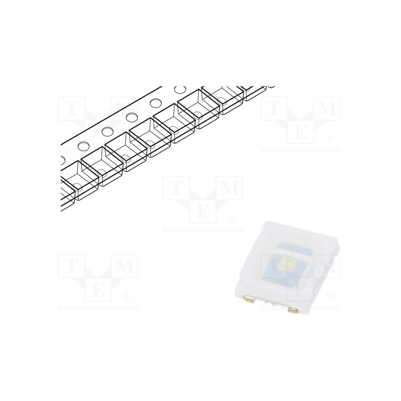 5 pcs x REFOND - RF-GNRI35TS-DK-J - LED, SMD, 2835,PLCC2, green, 30÷50lm, 2.8x3.5x0.8mm, 120°, 2.8÷3.5V