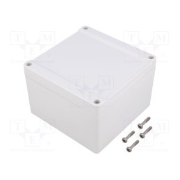 1 pcs x HAMMOND - 1555P2GY - Enclosure: multipurpose, X: 120mm, Y: 120mm, Z: 80mm, 1555, grey
