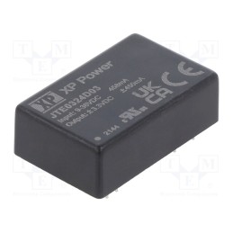 1 pcs x XP POWER - JTE0324D03 - Converter: DC/DC, 3W, Uin: 9÷36V, Uout: 3.3VDC, Uout2: -3.3VDC, DIP24