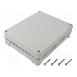1 pcs x KRADEX - ZP240.190.60SJ TM PC - Enclosure: multipurpose, X: 190mm, Y: 240mm, Z: 60mm, ZP, light grey