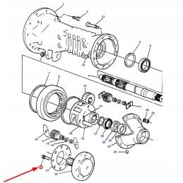847416m1 wheel mounting bolt